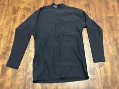 Under Armour ColdGear compression mock neck long-sleeve shirt in black Men’s XXL