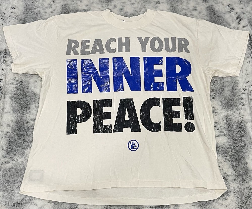 Size XL - 2024 Men’s Hellstar Reach Your Inner Peace T-shirt Cream Capsule 10