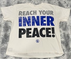 Size XL – 2024 Men’s Hellstar Reach Your Inner Peace T-shirt Cream Capsule 10