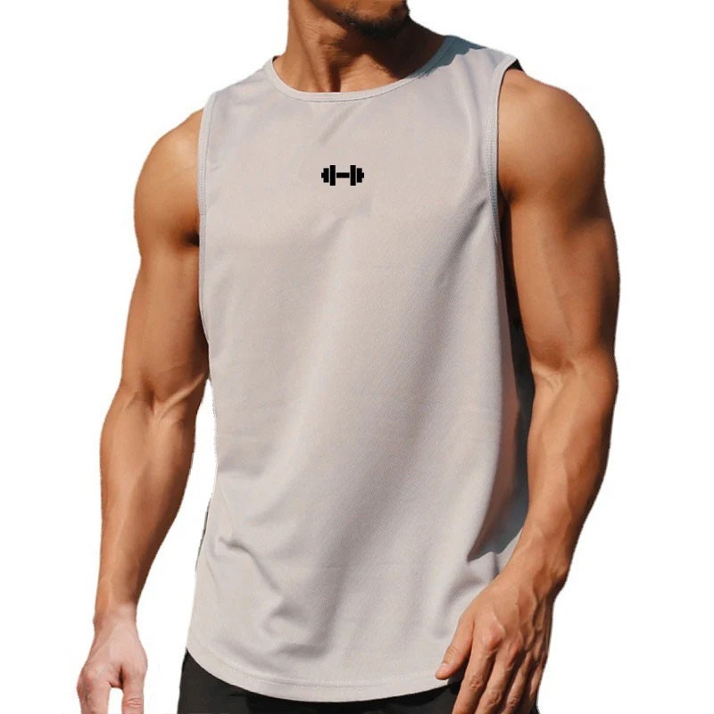 Men's Gym Tank Top Muscle Shirt Sleeveless T Shirt Workout Fitness Training Tee gallery