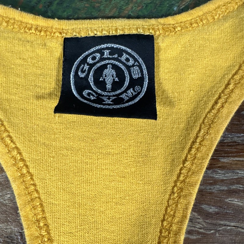 Vintage Golds Gym Stringer Tank Top Mens Large Made in USA Body Building Shirt gallery