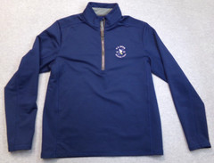 Jim Nantz by Vineyard Vines Quarter Zip Pullover Mens Blue Size S US Open Winged
