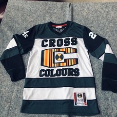 Mitchell & Ness Cross Colours Bruno Mars Hockey Jersey Mens Small Green 24K CXC