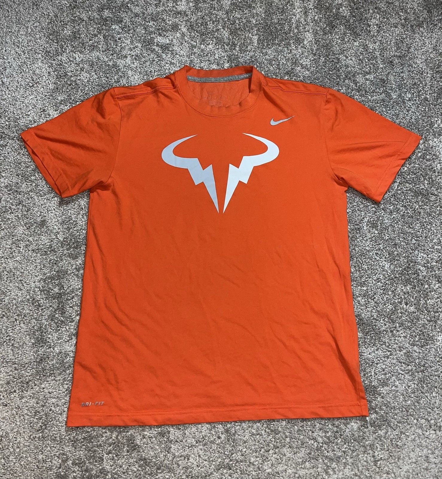 Nike Rafa Nadal 2014 Indian Wells Vamos Tennis Shirt Medium 407997-800 gallery