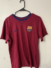 NIKE MENS FCB THE NIKE TEE SIZE LARGE Maroon Men