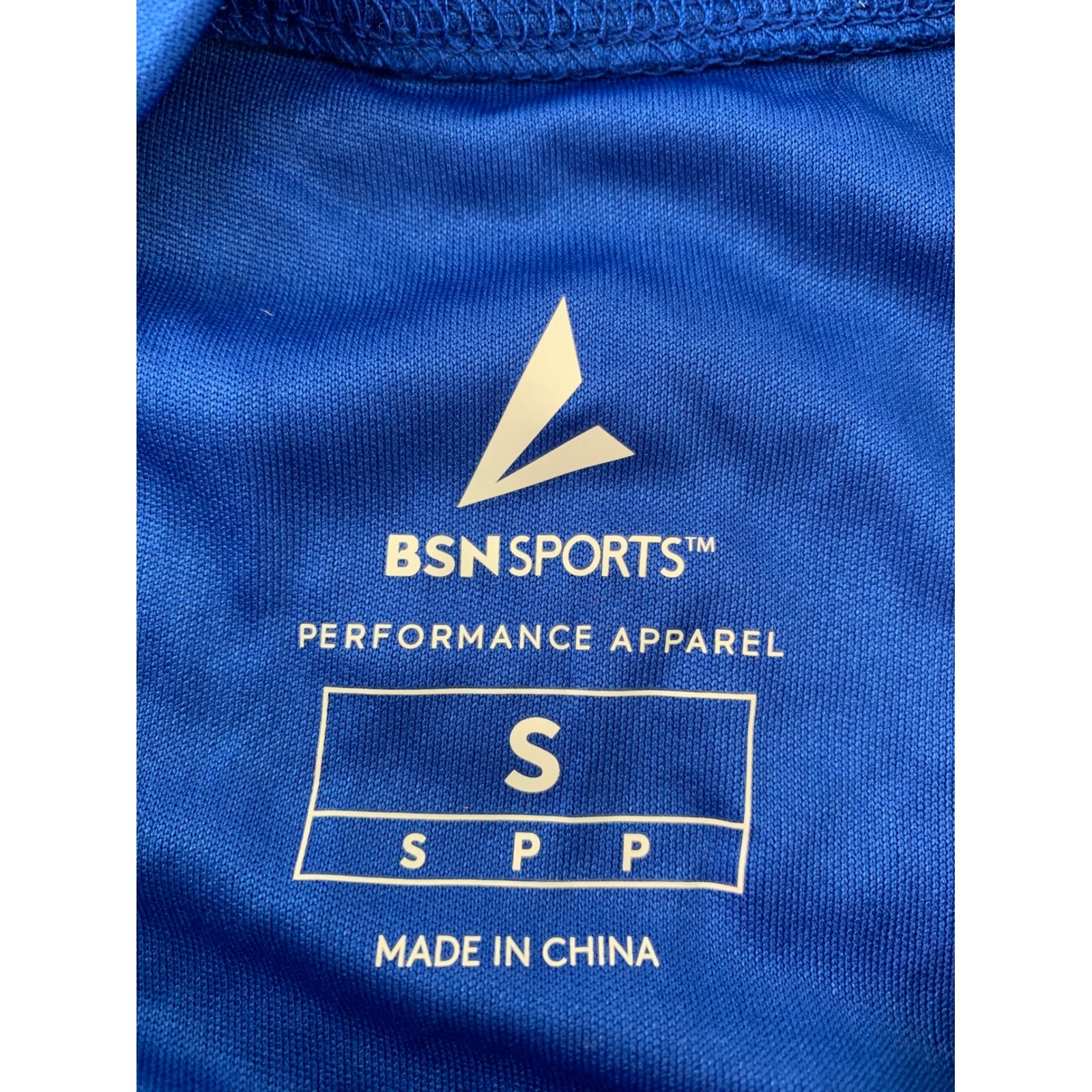 BSN SPORTS Performance Apparel Royal Blue Short Sleeve T Shirt Size Small gallery