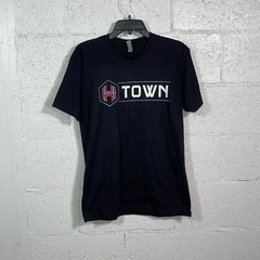 H town Graphic Men’s tee shirt , Houston Texas, Mens, Small black