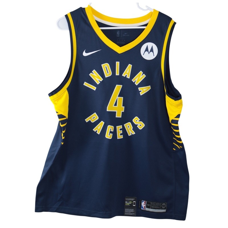 Nike Indiana Pacers Victor Oladipo 4 NBA Jersey Mens XL Navy Blue Dri-FIT 52 gallery