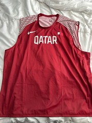 NIKE 2018 Mens Pro Elite Qatar Track & Field Singlet 4XL Made in USA 800459 BB