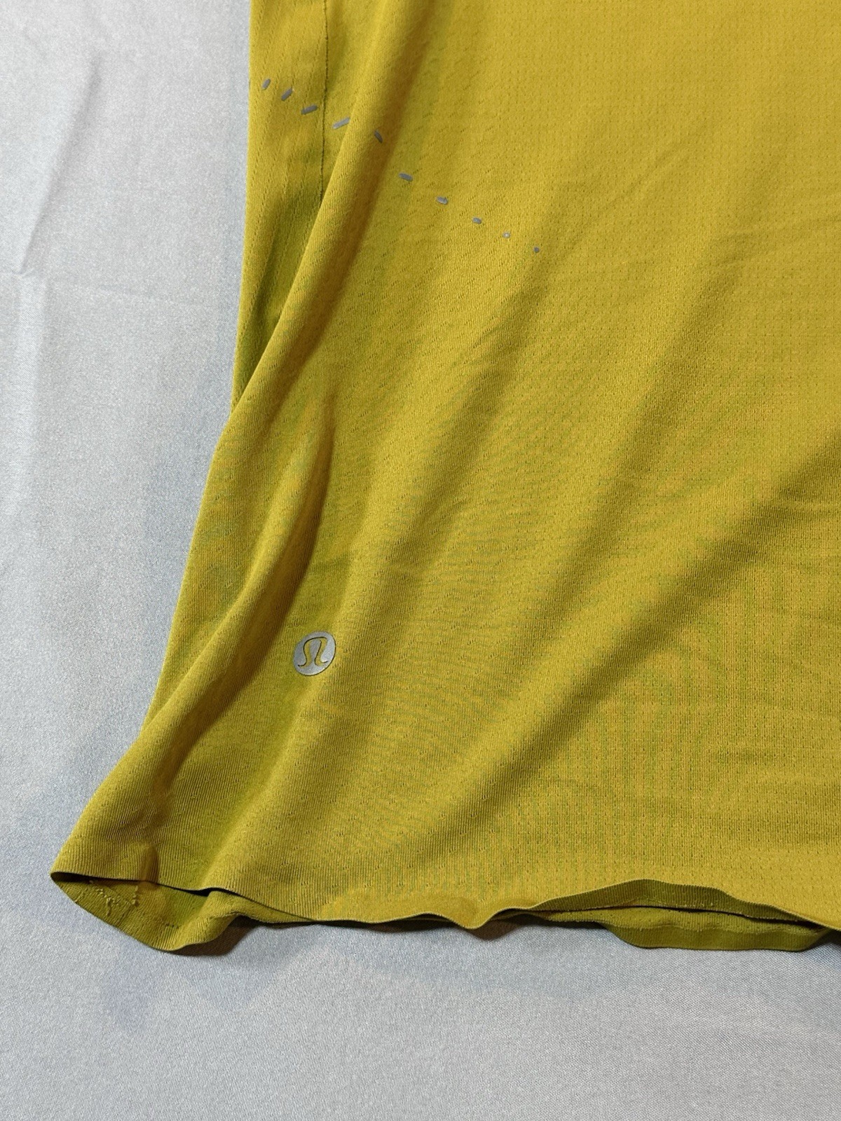 Lululemon Men’s Fast & Free Classic Fit Singlet Tank. LM3CQFS, Size L, Yellow gallery