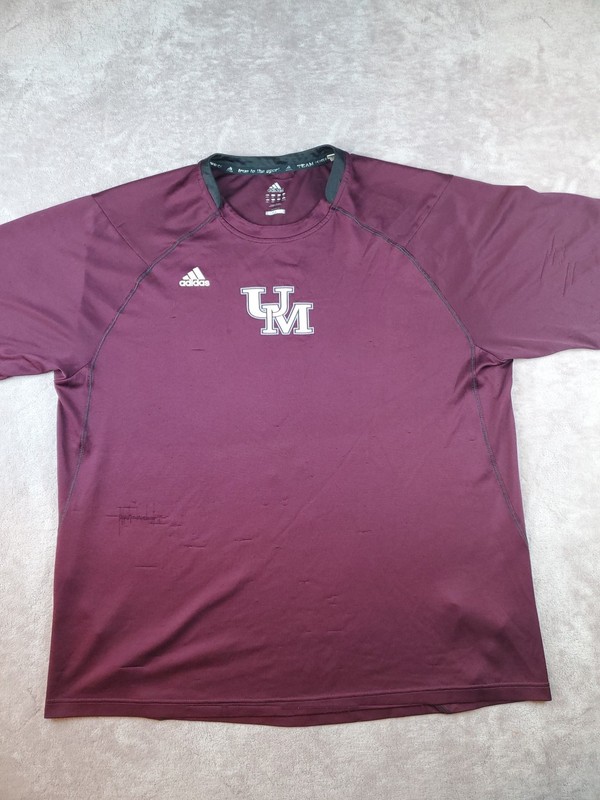 Adidas Climalite Team Performance Jersey T-Shirt Men's Purple Size 2XL gallery