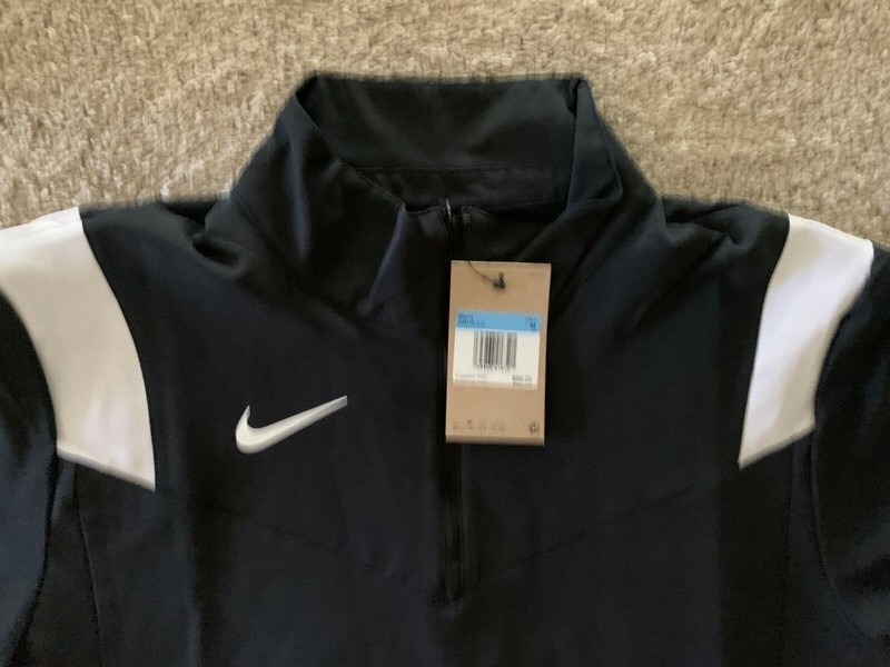 Nike Coaches Performance Short Sleeve Sideline Black Jacket Men M / L DJ5113-010 gallery