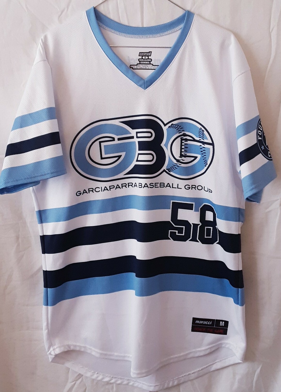 Marucci Men's Baseball Jersey Size M Garciaparra baseball group GBG Glass 58 c12 gallery