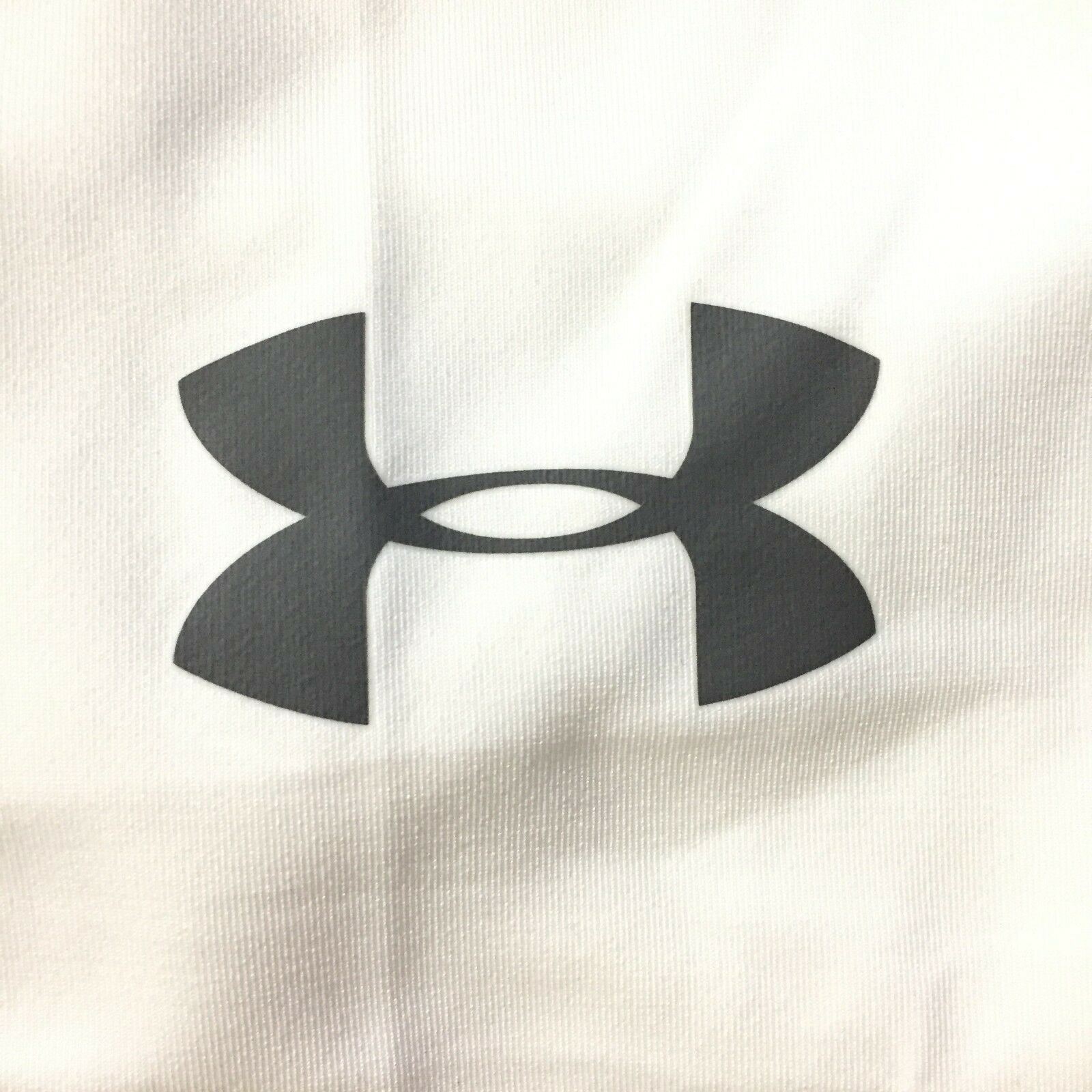 Under Armour Cross Fit HeatGear Compression Leggings White W Grey Mens 3XL NEW gallery