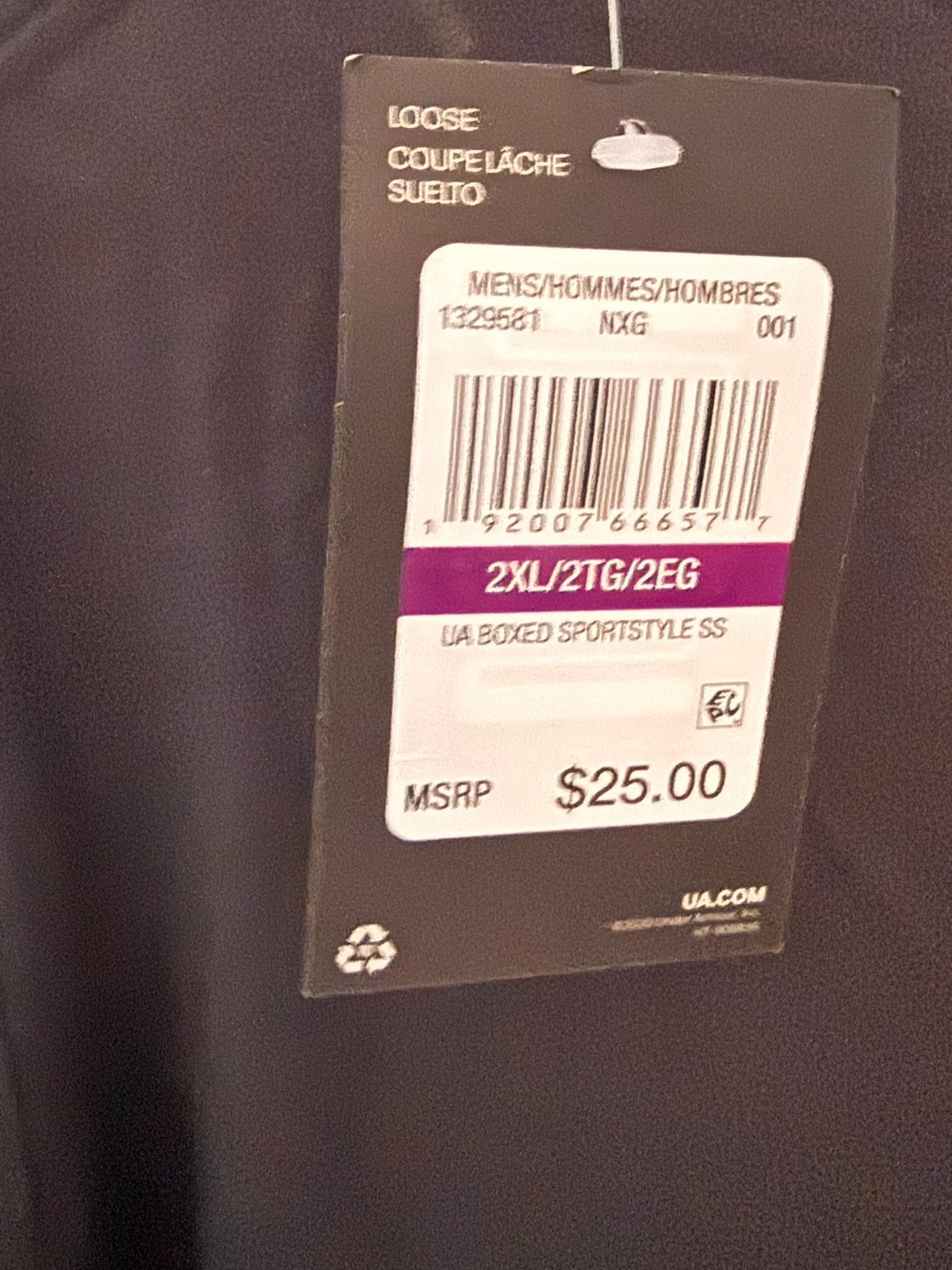 Under Armour Men’s 2XL Black Boxed Sportstyle Short Sleeve T-Shirt NWT gallery