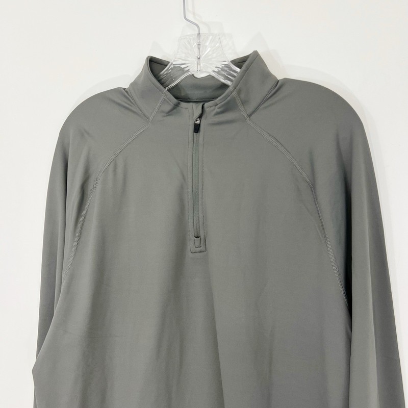 Rhone Session 1/4 Zip Pullover in Anchor Gray Size Large gallery