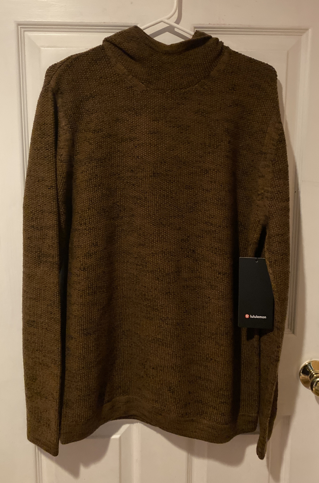 NWT Lululemon Cascade Coast Hoodie SZ M COPB/BLK Copper Brown/Black gallery