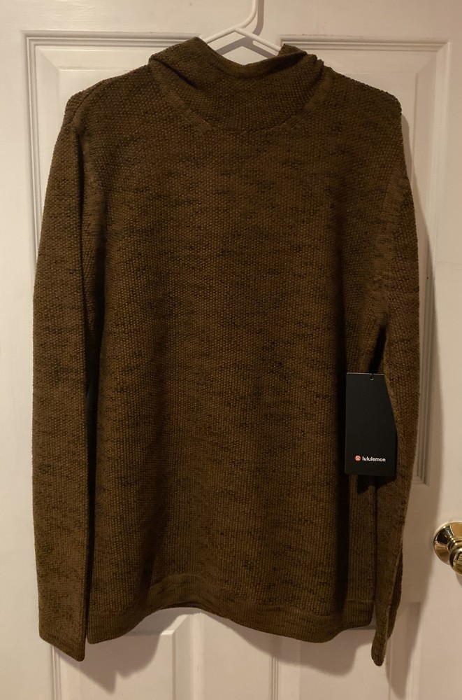 NWT Lululemon Cascade Coast Hoodie SZ M COPB/BLK Copper Brown/Black