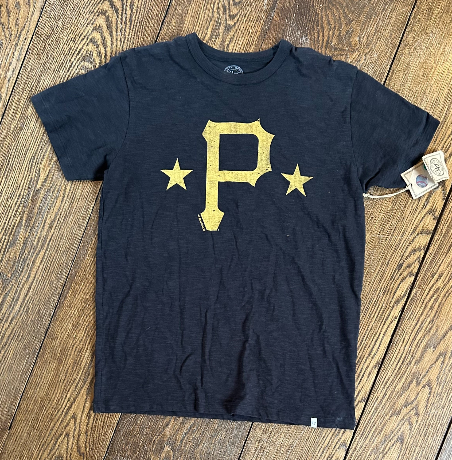 PITTSBURGH PIRATES 47 BRAND BLACK TEE - MENS SMALL, MED AND LARGE gallery