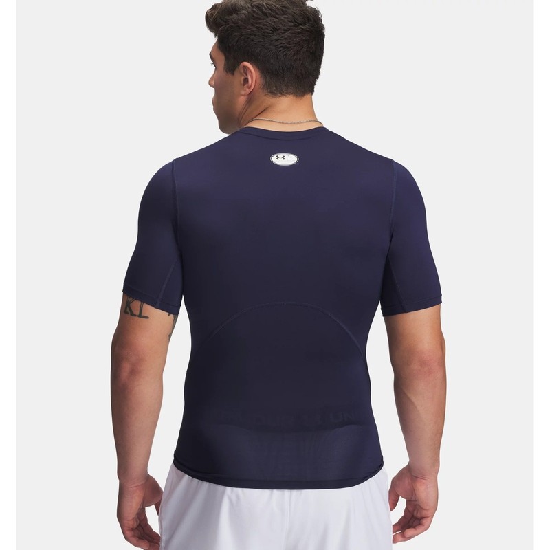 NWT Under Armour HeatGear Compression Short Sleeve in Midnight Navy size Medium gallery