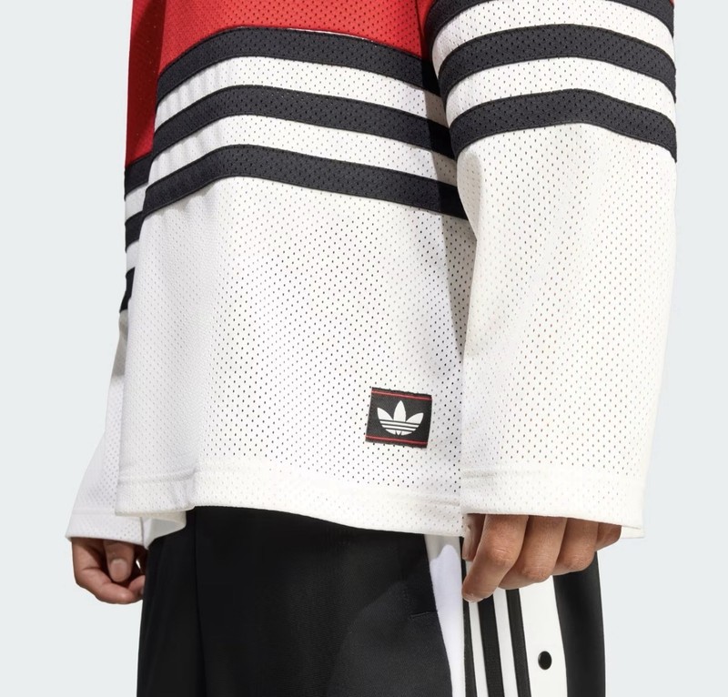 adidas Men’s HOCKEY JERSEY Size XXL Better Scarlet/Cloud White/Black gallery