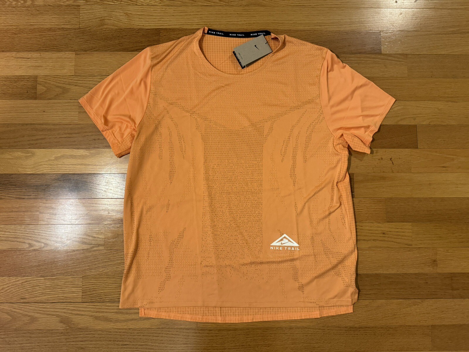 New S Nike DRI-FIT Trail Rise 365 Running Orange Trance Shirt DM4646-871 Men gallery