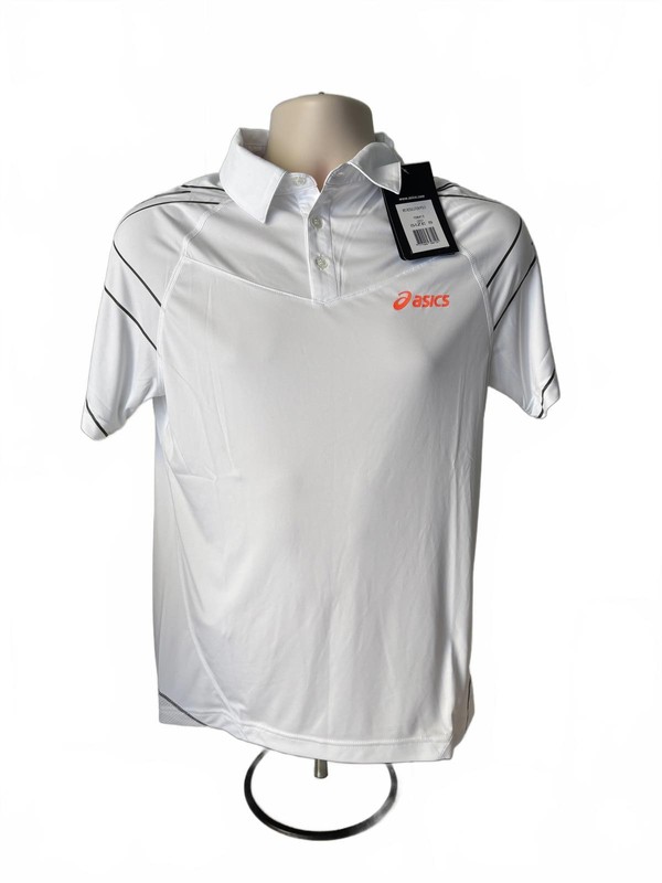ASICS Resolution Performance Polo Shirt BNWT – Men’s S – White(BOX10) gallery