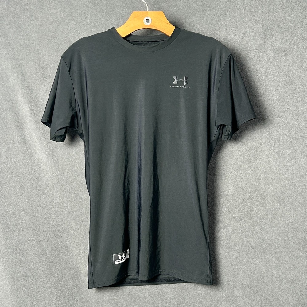 Under Armour Tactical Tech Short Sleeve T-Shirt Mens XL Black Uniform Lockertag