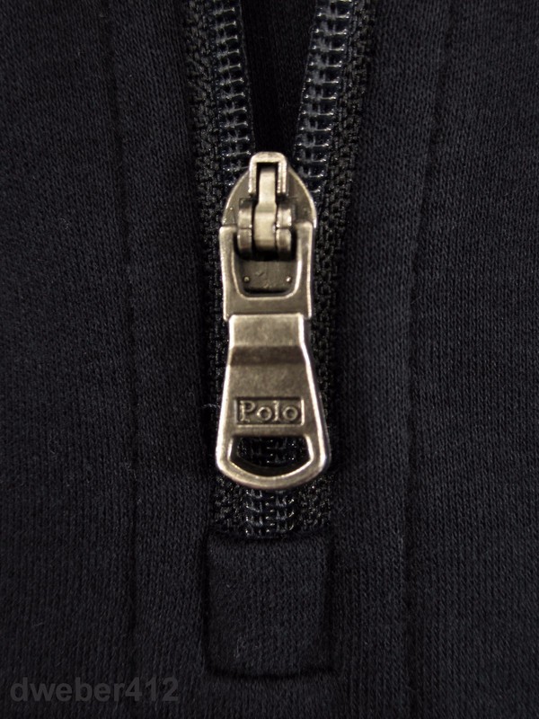Men Polo Ralph Lauren Contrast Color Blocked Pima Cotton Pullover Half Zip Shirt gallery