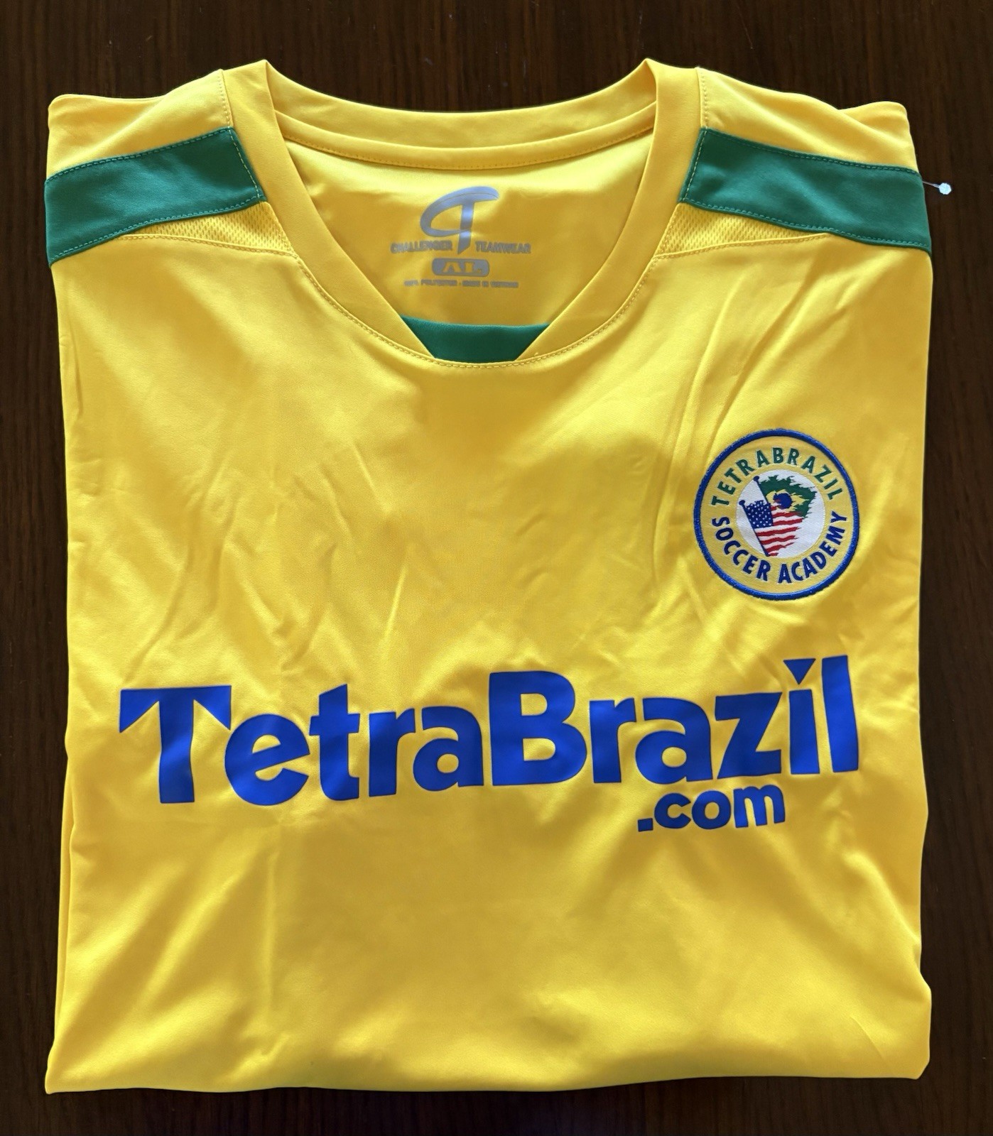 Tetra Brazil Soccer Academy Challenger Teamwear Jersey Men's Large gallery