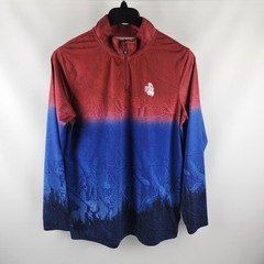 Legendary Whitetails Shirt Mens Medium Multi Shoal Performance 1/4 Zip