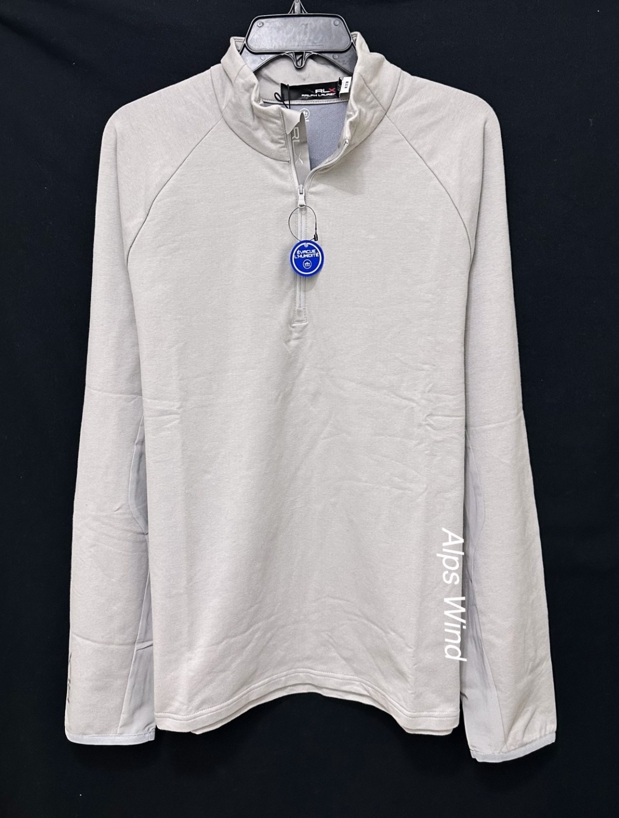 RLX Ralph Lauren Men’s 1/4 Zip Jersey Pullover Soft Grey Size-L NWT$188 gallery