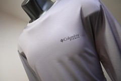 Columbia PHG UV Water Shirt Omni-Shade Hunting Gray Long Sleeve Mens Sizz Large