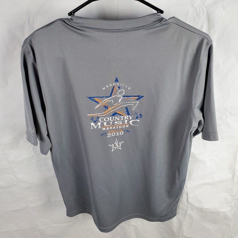 Brooks Shirt Men's Small Gray Running Country Music 1/2 Marathon 2010 Nashville gallery