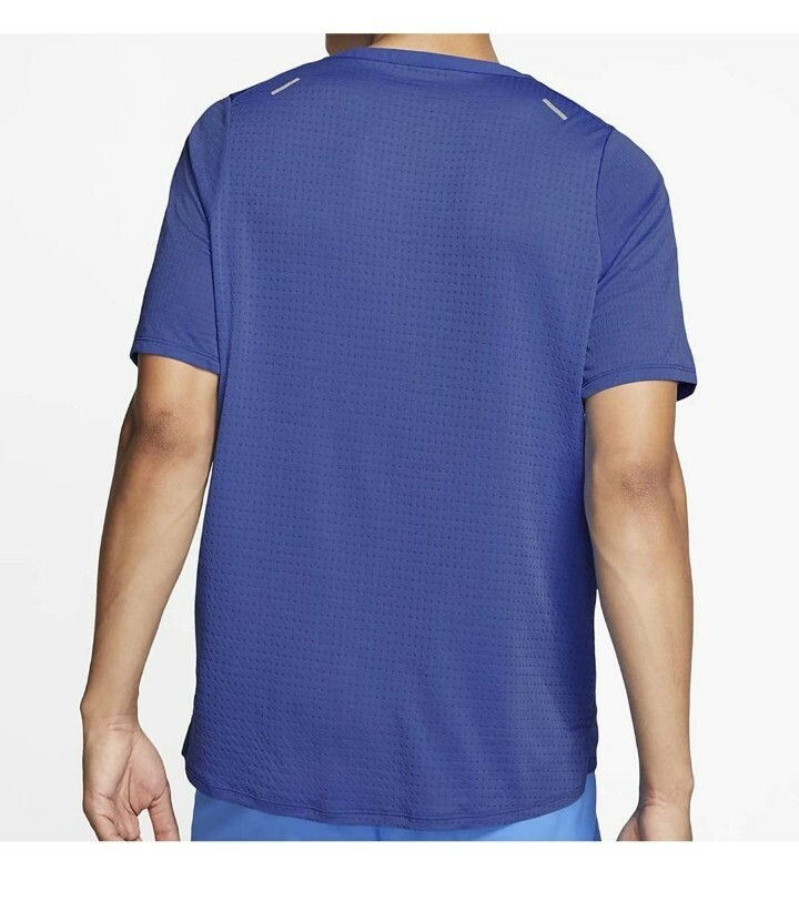 Nike Men's Breathe Rise 365 Running Short Sleeve Top T-shirt Size Small gallery