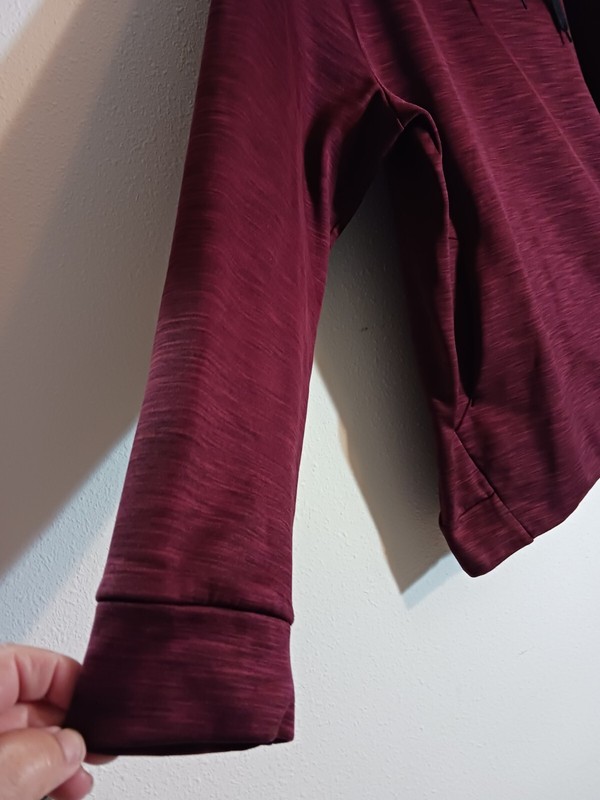 Tek Gear Warm Tek RN73277 Fleece XXL 2XL Marron/red Pullover Front Pocket Soft gallery