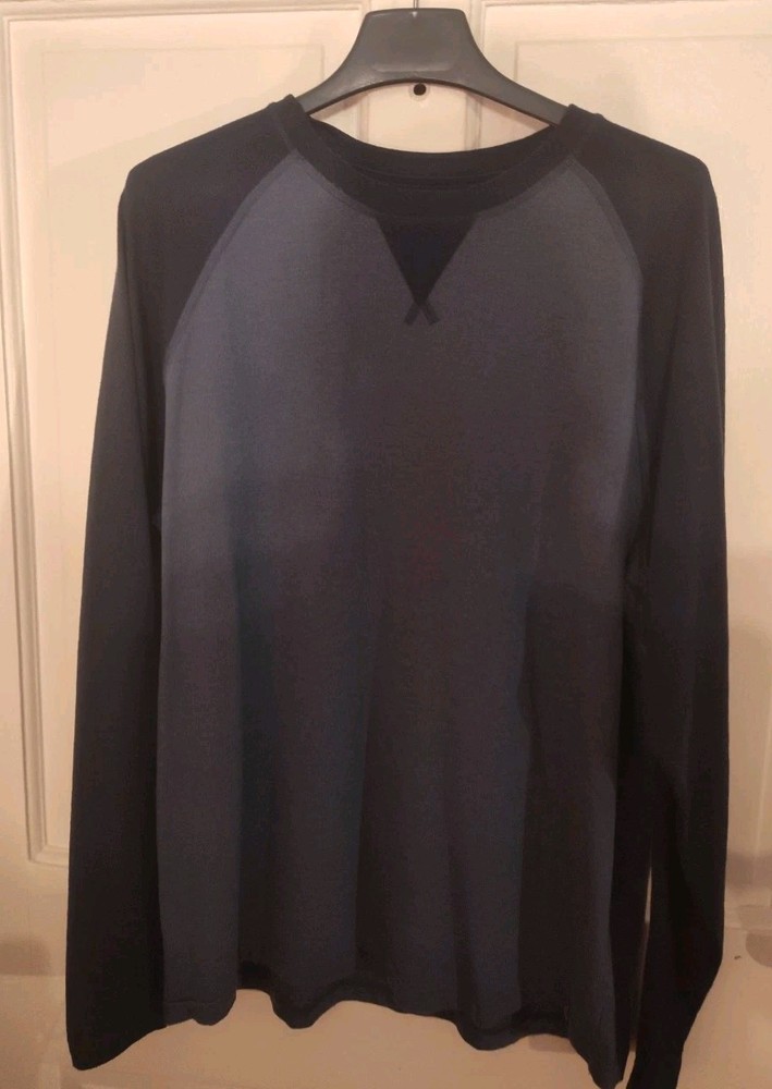 The North Face Men's LS Pullover Shirt Bluish Gray Sz XL