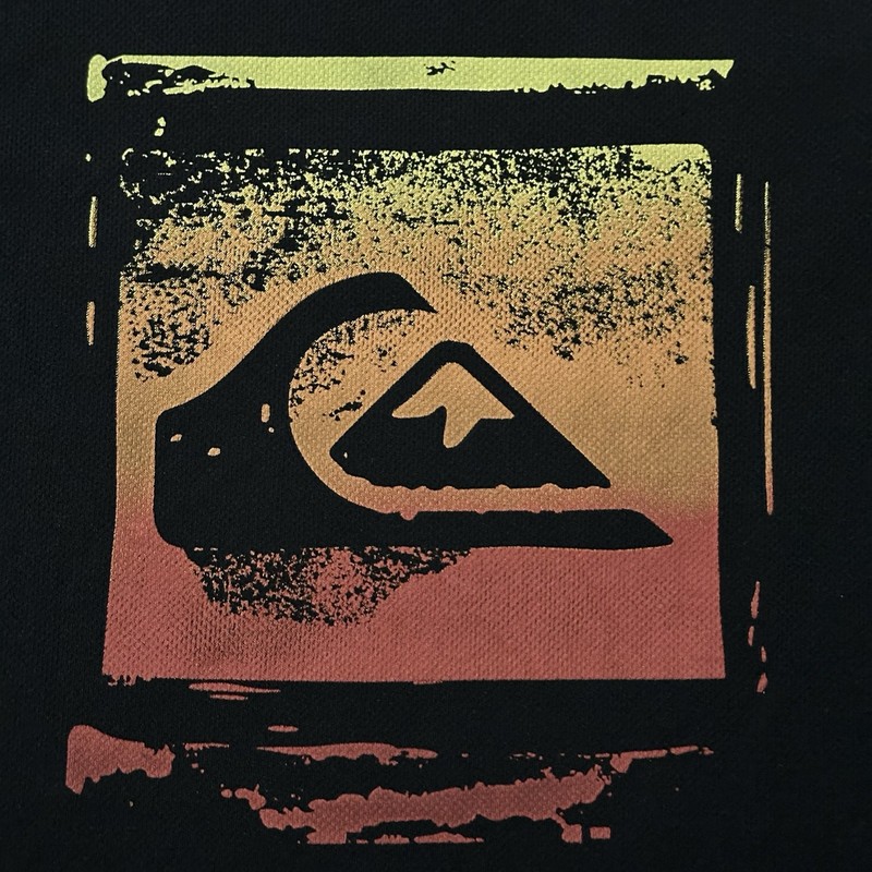 Vintage Quiksilver Graphic Basketball Jersey Tank Top Mens Size Medium Black gallery