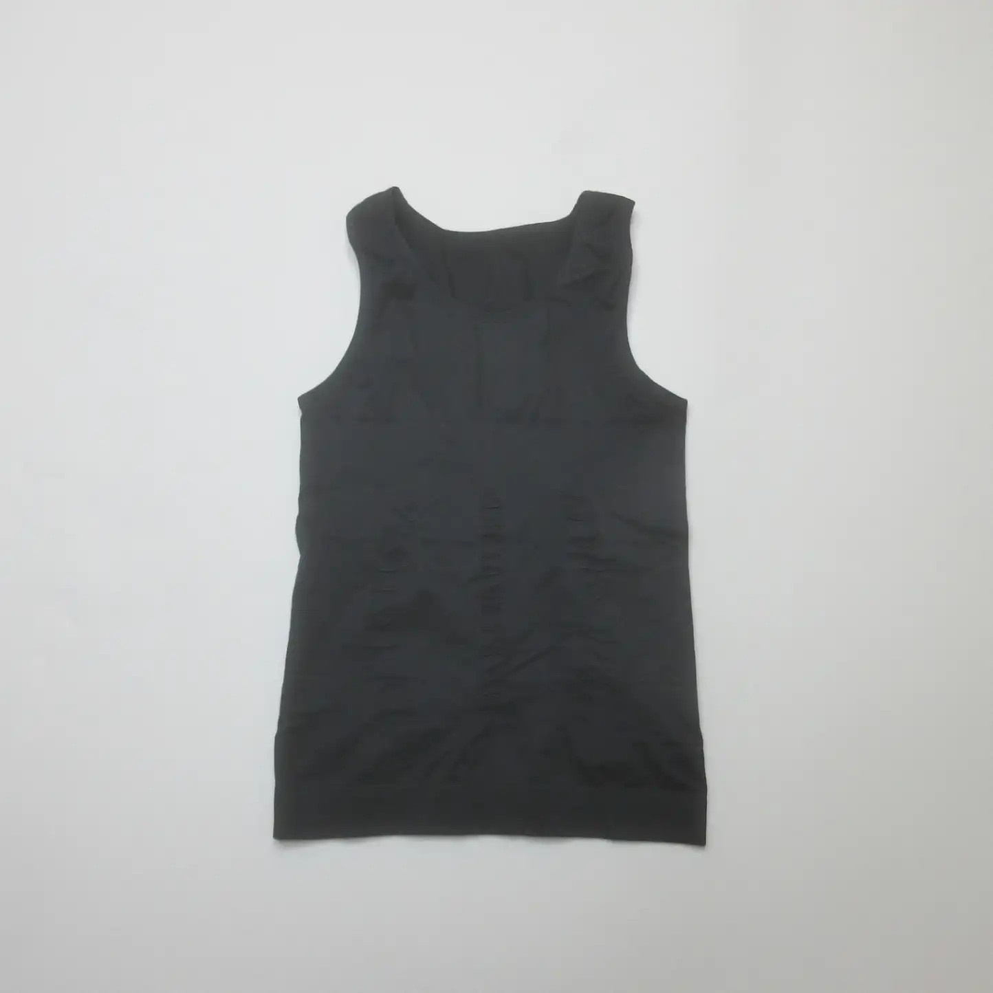 Meetyoo Mens Compression Vest Size L Black Athletic Gym Running Workout Tank Top gallery