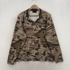 Under Armour ColdGear Pullover Mens Large Green Camo 1/4 Zip Hunting Fleece