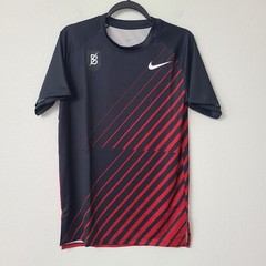 Nike Pro Elite Bowerman Track Club Warm Up Shirt CW7675-010 Size M Black Red NWO