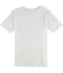 Tags Weekly Mens Solid Basic T-Shirt, White, Small