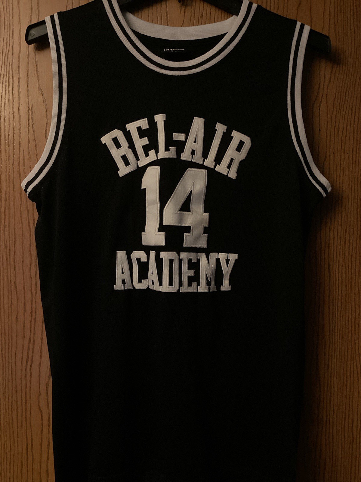 Will Smith #14 - Bel-Air Academy - Black Basketball Jersey - 2 Sided - M -Poly gallery