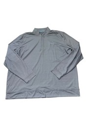 Johnnie-o 1/4 Zip Pullover Blue Mens XXL Hurricane Seal Geometric Performance
