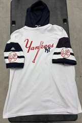 Vintage New York Yankees MLB Baseball Hoodie T-Shirt unisex XL Apex One 90s
