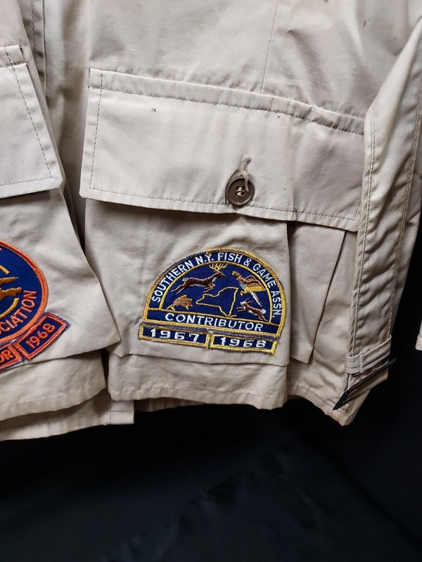1960s 1970s New York Shooting Competition Club Shirt Gun Patches Jacket Size 46 gallery