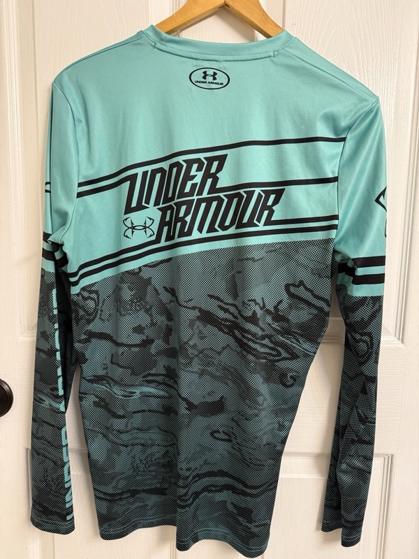 Under Armour Men's M Iso-Chill Long Sleeve Fishing Shirt Shorebreak Camo 1275148 gallery