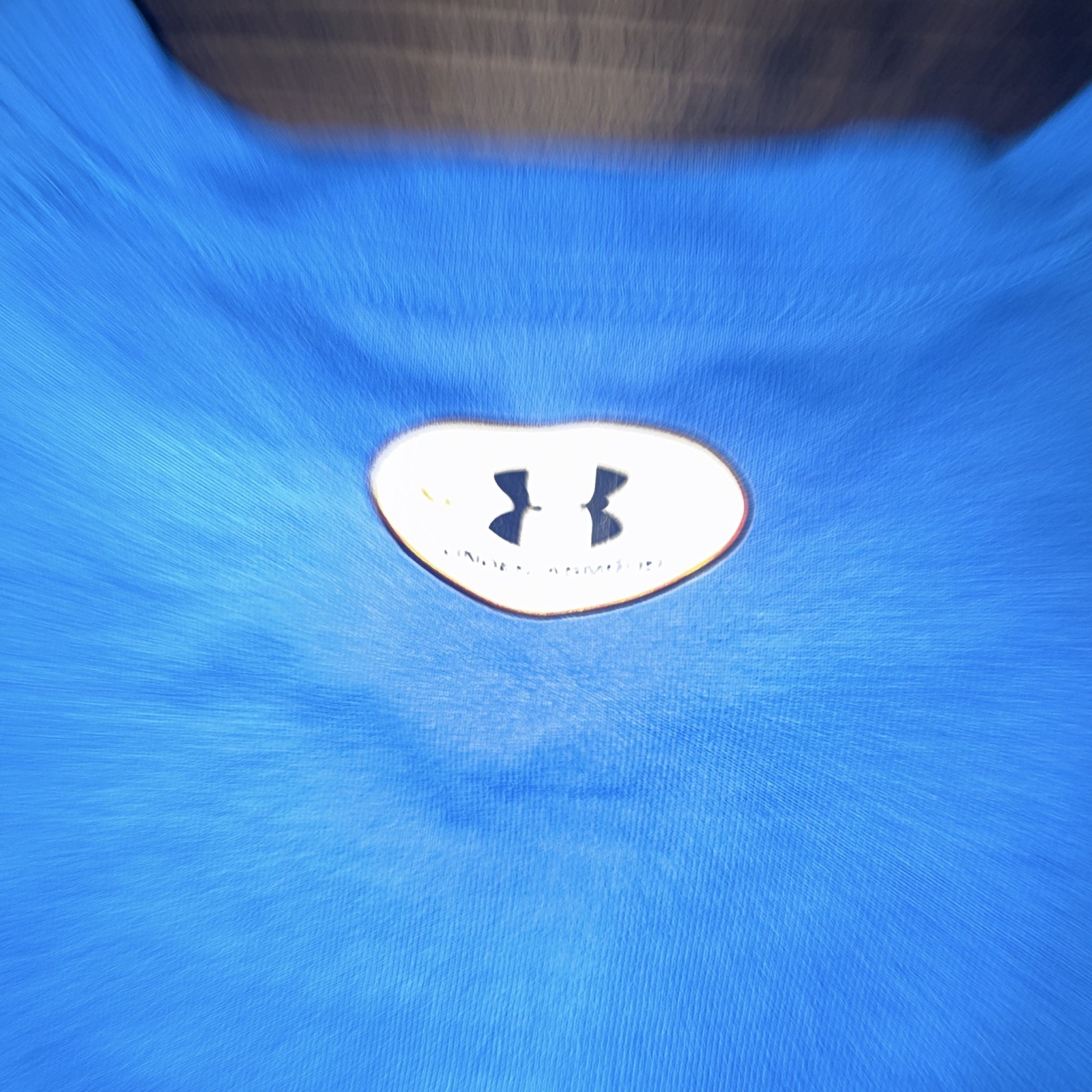 Under Armour HeatGear Men's Compression Long Sleeve Crew Neck Tee Blue XL gallery