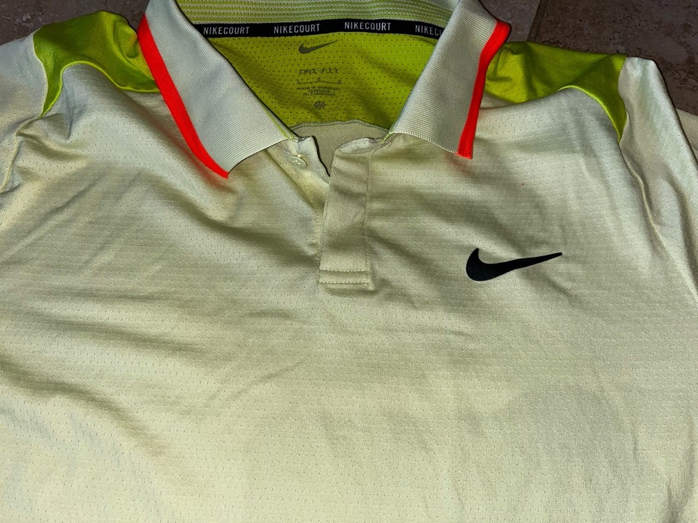 NWT Nike Court Advantage Dri-FIT S/S Tennis Polo Shirt Large FD5317