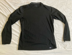 Patagonia Capilene Midweight Baselayer Men’s M Black Crew Long Sleeve